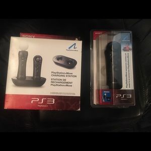 PS3 move remote and charging dock NWT